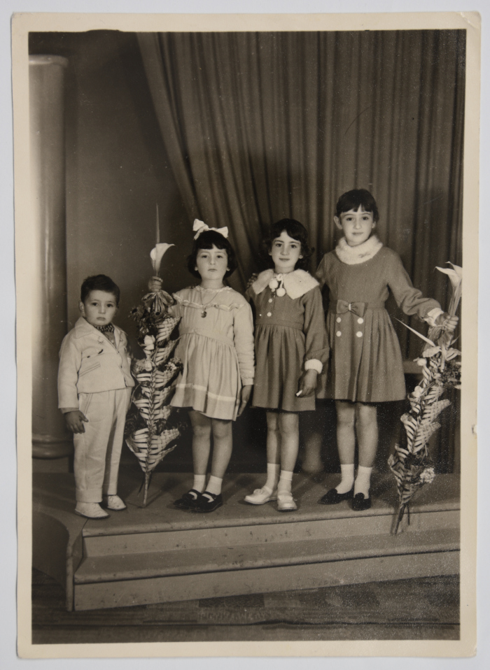 Children from the Nasrawi Family During Palm Sunday 