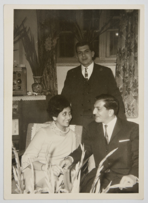Samir Kuttab and Nayfe Ashrawi
