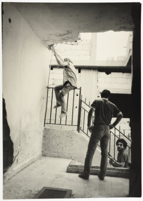  أعمال صيانة في مخيم للاجئين الفلسطينيين، لبنان