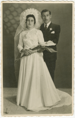 A wedding portrait