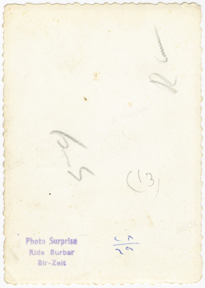 A family photograph taken on Christmas