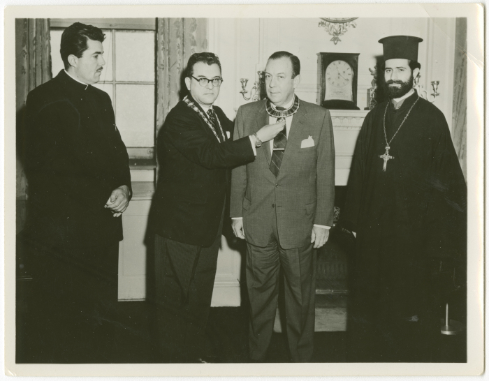 An official celebration on the Greek Independence Anniversary