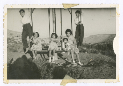 Children on the swing