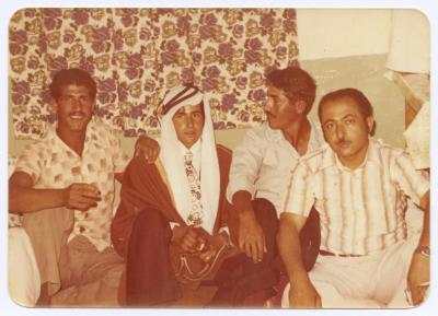 Men from Silwad Village at their friend