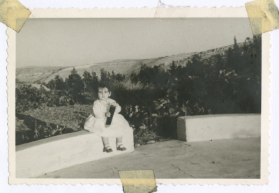 A portrait of a child from Bethlehem