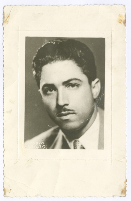 A portrait of a man