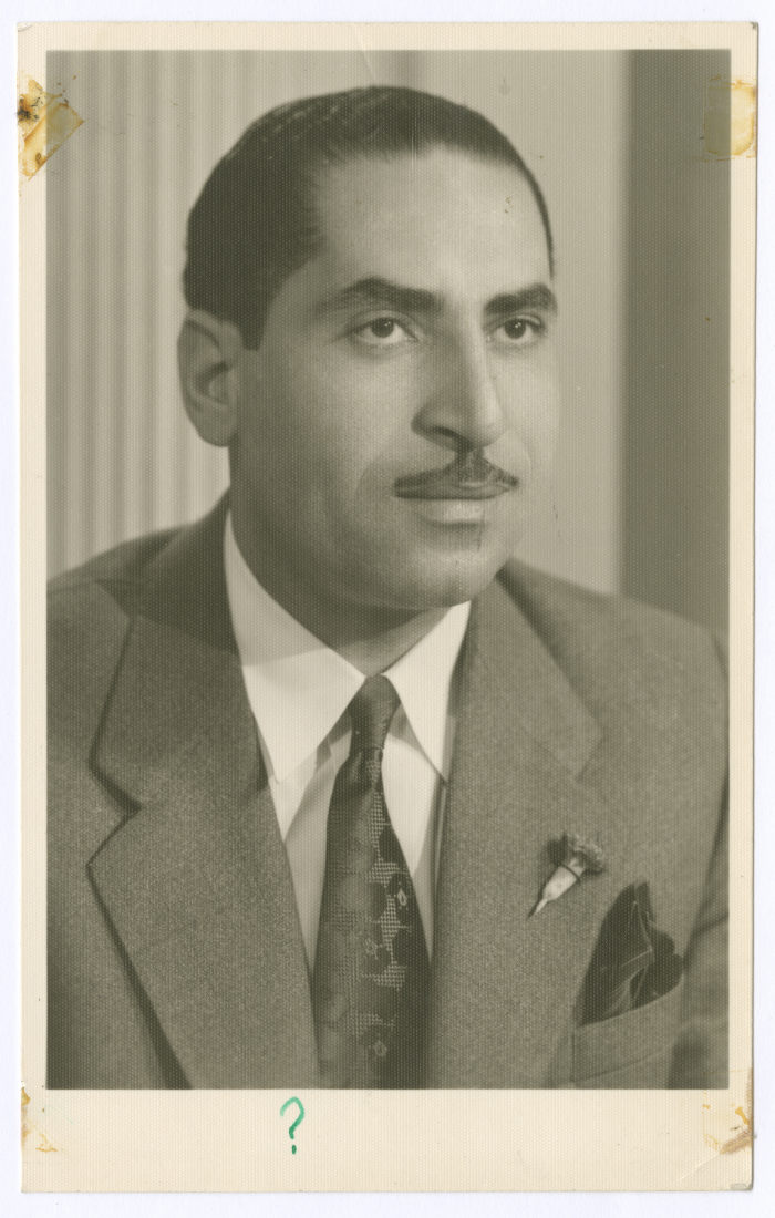 A portrait of a man