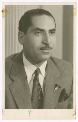 A portrait of a man