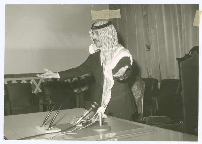 King of Jordan at the Jordanian Parliament
