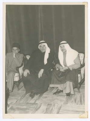 Legal persons at the Grand Hall of the Royal Palace after an Iftar hosted by the King of Jordan, 