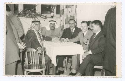 Men celebrating New Year
