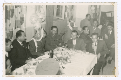 Men celebrating New Year