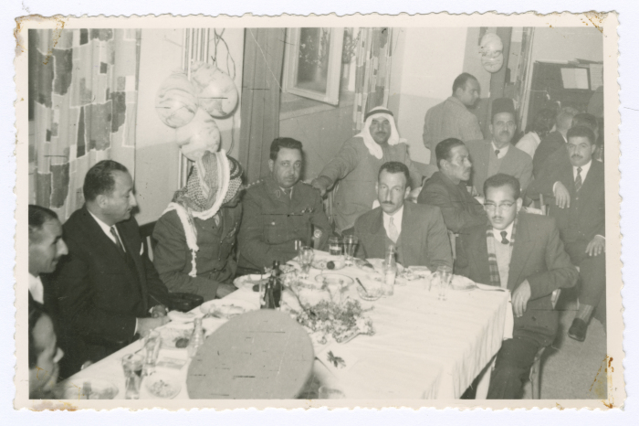 Men celebrating New Year's Eve