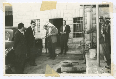 A Delegation from the Lutheran Federation Visiting Muhammad Salem adh-Dhuwayb in His House,  in His Town, Zaʿtara