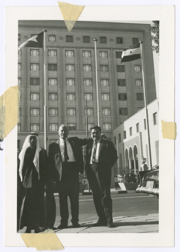 Muhammad Salem adh-Dhuwayb During the PLO Conference in Cairo