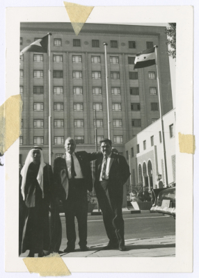 Muhammad Salem adh-Dhuwayb During the PLO Conference in Cairo