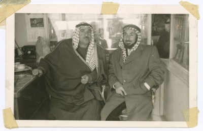 Muhammad Salem adh-Dhuwayb with Muhammad Amin abu Ṣubha 