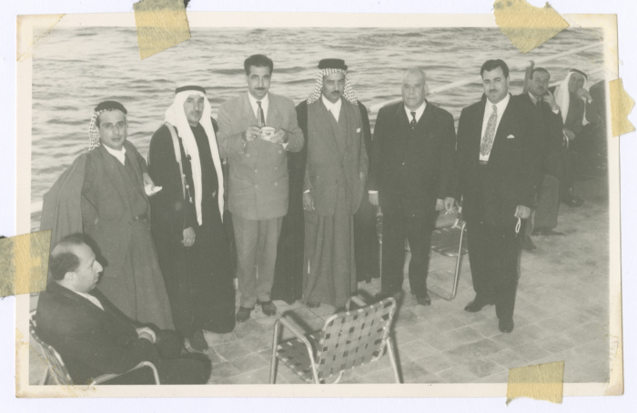 Muhammad Salem adh-Dhuwayb with the Jordanian Parliamentary Delegation in Iraq 