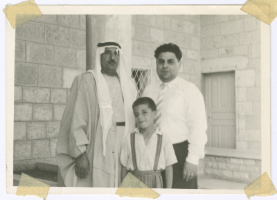 Muhammad Salem adh-Dhuwayb, his Son Salim, and Salim's Teacher ʿazar 