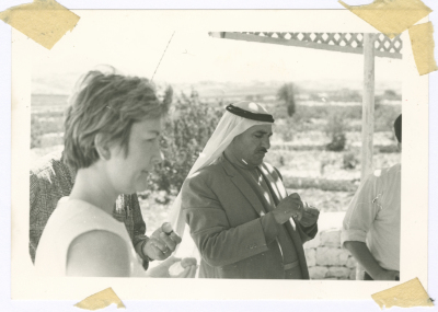 Muhammad Salem adh-Dhuwayb with the Wife of the Photographer who Created 