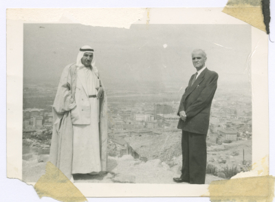 Muhammad Salem adh-Dhuwayb and Fatin Tahbub Atop the Old Ankara Castle
