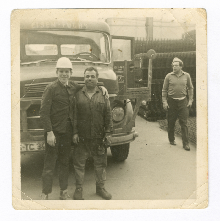 فلسطيني خلال عمله في ألمانيا