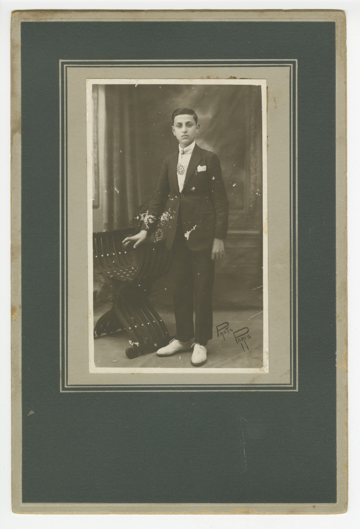 A student at the American University of Beirut in the 1920s