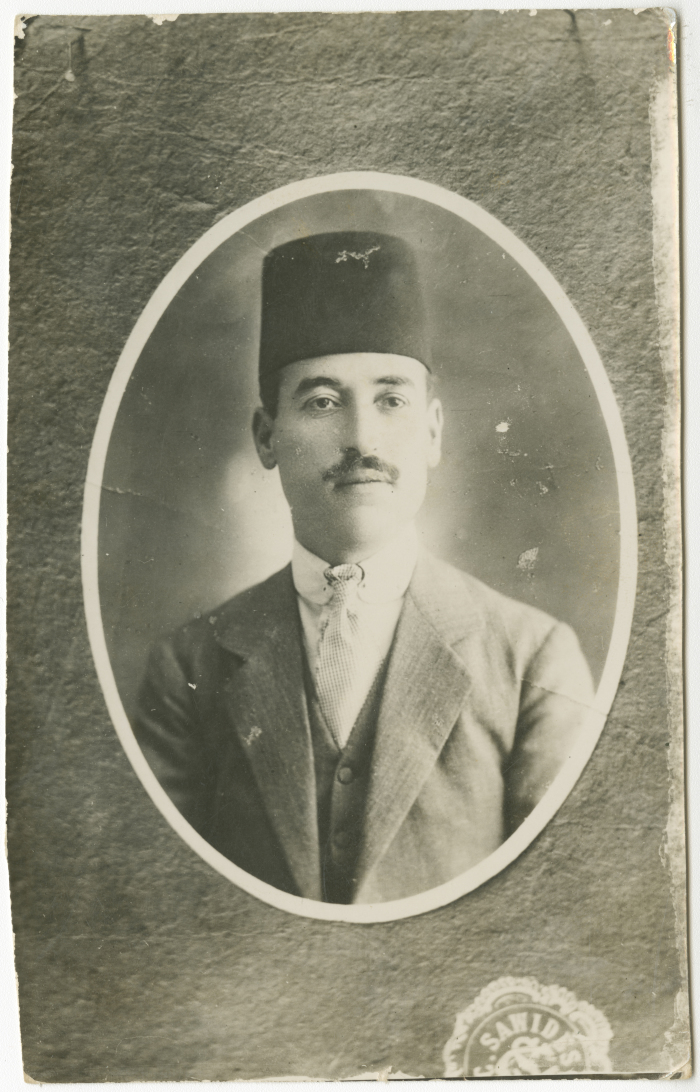 A portrait of Abdel-Salam al-Barqawi