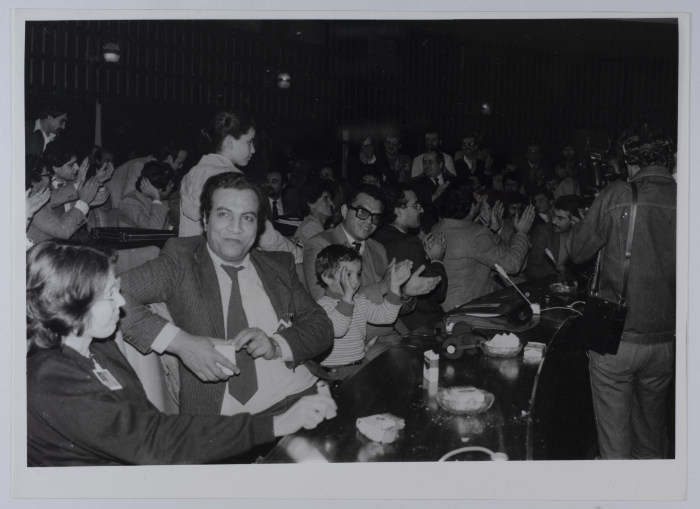 المشاركين في المؤتمر التاسع للاتحاد العام لطلبة فلسطين، الجزائر، 1984