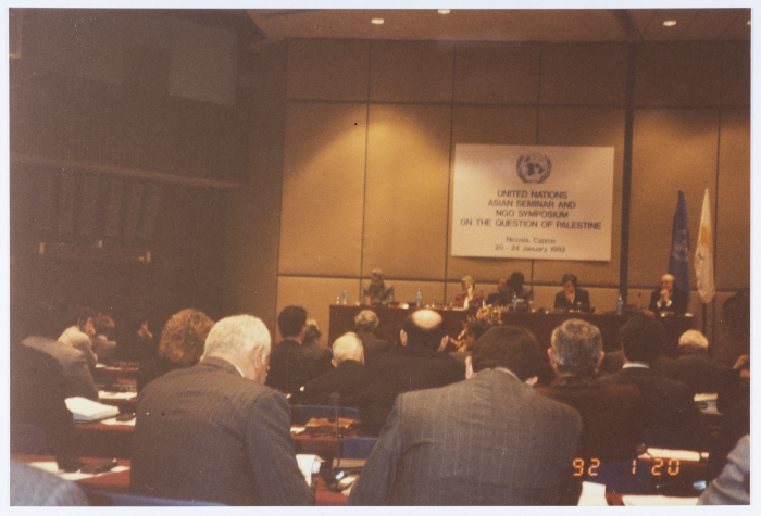 The International Conference on the Question of Palestine, Cyprus, 1992