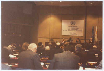 The International Conference on the Question of Palestine, Cyprus, 1992