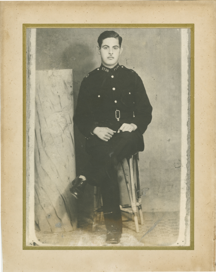 A policeman during Mandatory Palestine