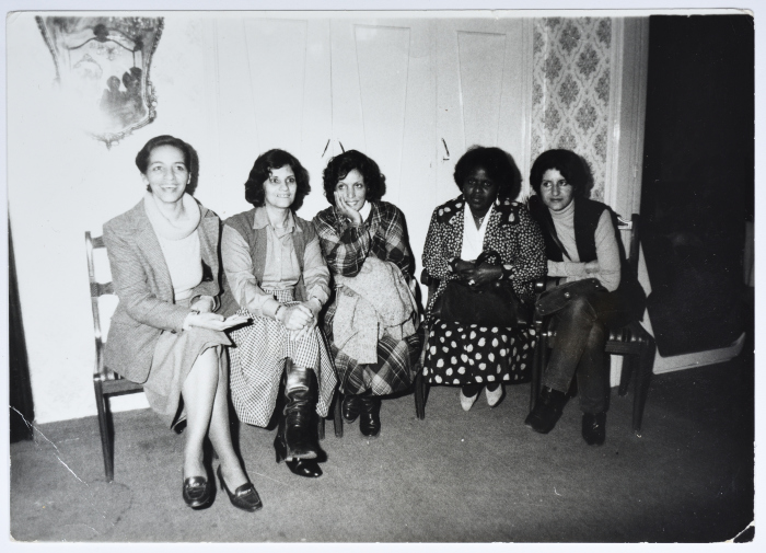 وفد نسوي فلسطيني خلال زيارة إلى الأردن 