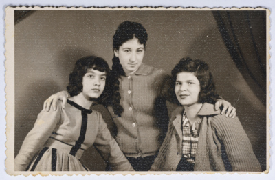 Nehaya Mohammad in Secondary School, Damascus, 1961 