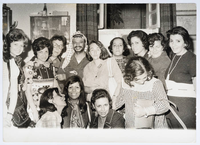 صورة جماعية من المؤتمر الثاني للاتحاد العام للمرأة الفلسطينيّة، بيروت، 1974