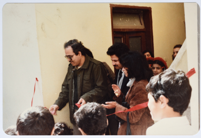 افتتاح معرض منتجات المنظمة النسائية الديمقراطية، سوريا، 1978 