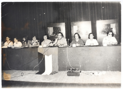مشاركة نهاية محمد في المؤتمر الثاني للاتحاد العام للمرأة الفلسطينية، 1974