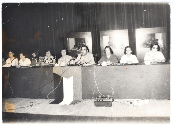 مشاركة نهاية محمد في المؤتمر الثاني للاتحاد العام للمرأة الفلسطينية، 1974