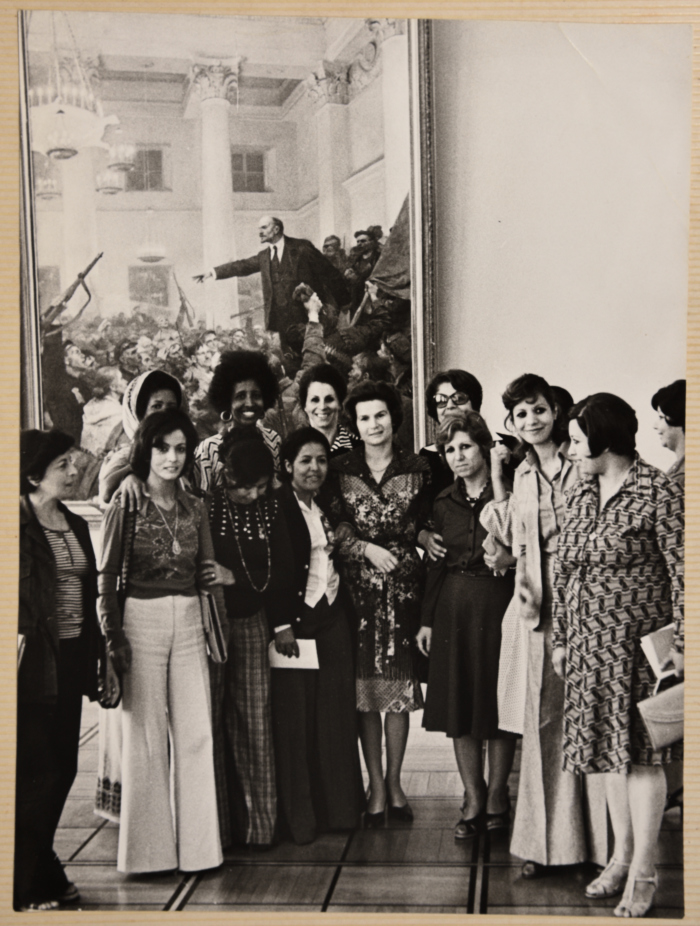 وفد الأمانة العامة للاتحاد العام للمرأة الفلسطينية، موسكو، 1977 