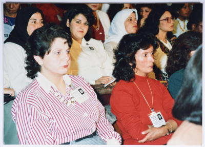 مشاركة نهاية محمد في مؤتمر دولي في الأردن، 2002