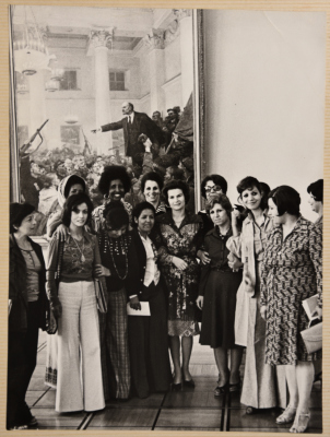 وفد الأمانة العامة للاتحاد العام للمرأة الفلسطينية، موسكو، 1977 