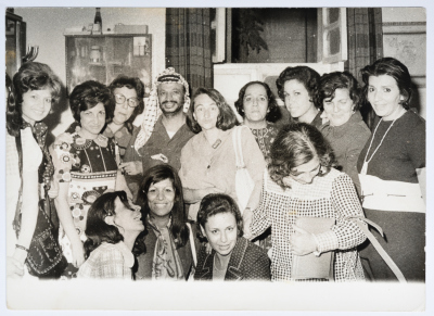 صورة جماعية من المؤتمر الثاني للاتحاد العام للمرأة الفلسطينيّة، بيروت، 1974