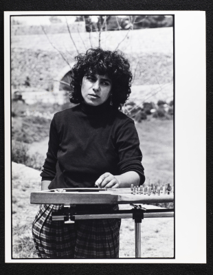 Camila Gubran During a Photoshoot for Sabreen Group in Jerusalem, 1989 