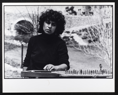 Camila Gubran During a Photoshoot for Sabreen Group in Jerusalem, 1989 