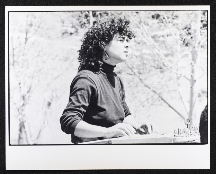 Camila Gubran During a Photoshoot for Sabreen Group in Jerusalem, 1989 