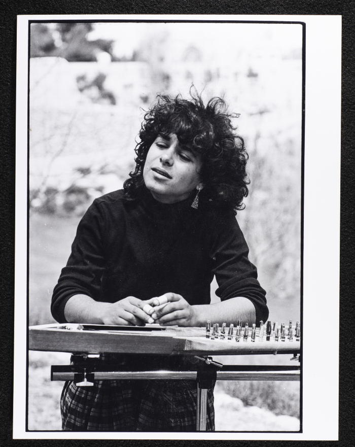 Camila Gubran During a Photoshoot for Sabreen Group in Jerusalem, 1989 