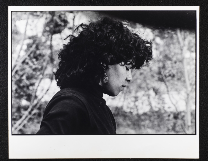 Camila Gubran During a Photoshoot for Sabreen Group in Jerusalem, 1989 