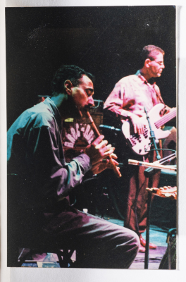 Saʿid Murad During a Musical Performance for Sabreen Group in Lille, France 