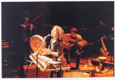 Camila Gubran During a Musical Performance for Sabreen Group in Lille, France 