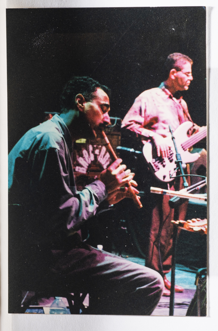 سعيد مراد خلال عرض غنائي ضمن مهرجان في مدينة ليل الفرنسية 